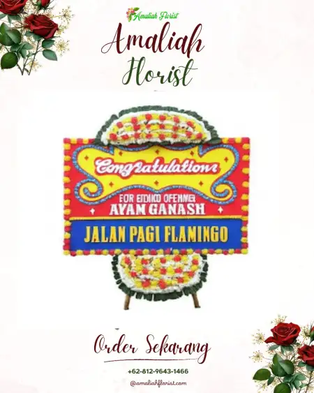 Sewa Papan Bunga Anak Petai